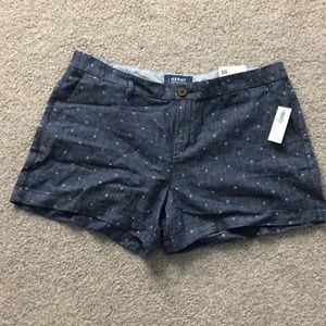 Old Navy denim dot short